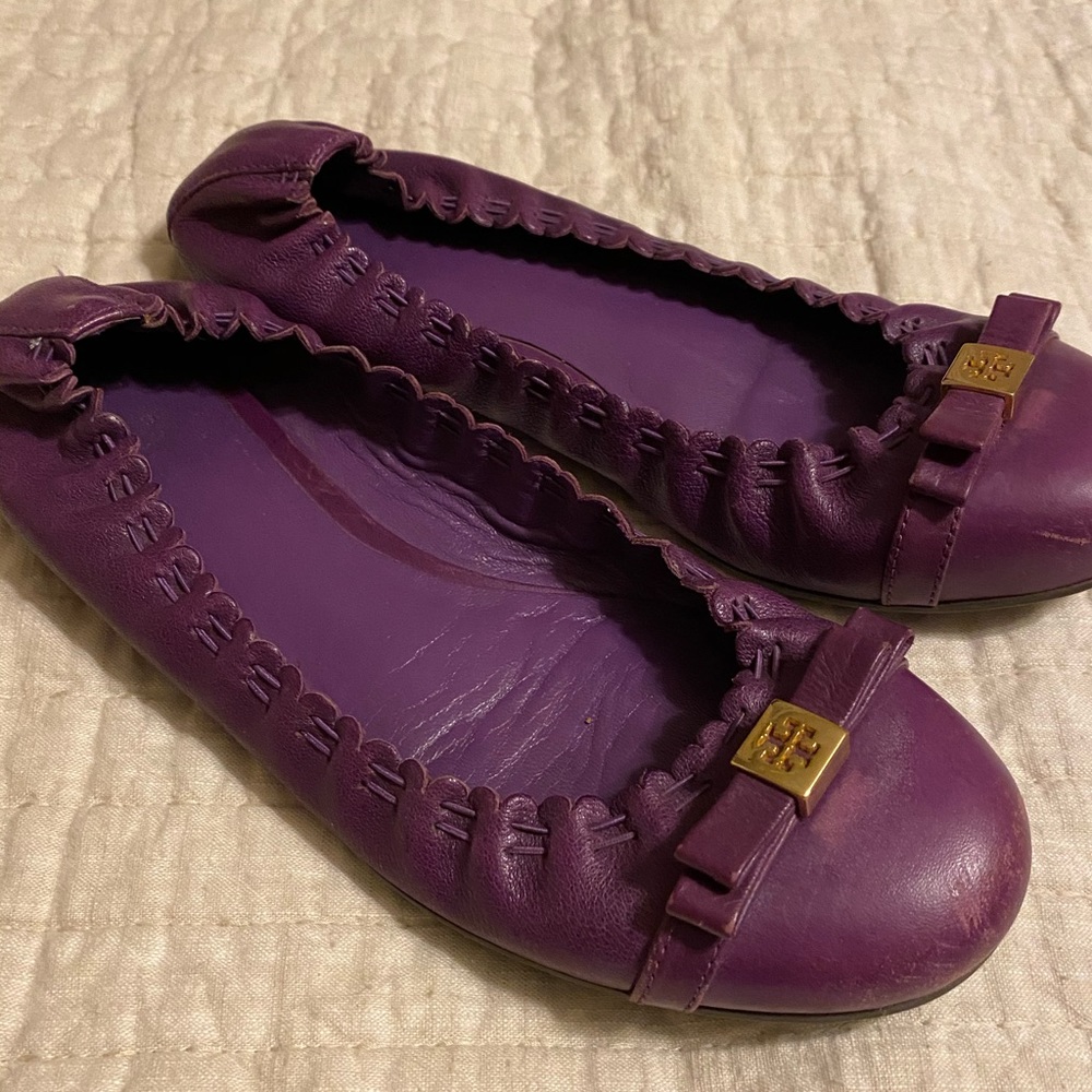 Tory Burch leather flats🥿🥿🥿